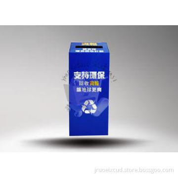 Environmental Blue Cardboard Dump Bins for Keeping Newspape